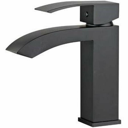 COMFORTCORRECT 2 x 5.1 x 7 in. Cordoba Single Handle Bathroom Vanity Faucet New Black CO2796809